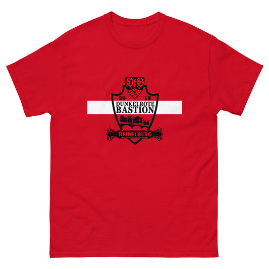 Dunkelrote Bastion Pride & Stripe Red (Unisex T-Shirt)