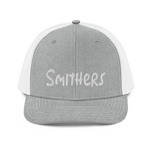 Smithers Logo Font Gey/White (Trucker Cap)