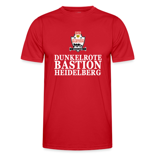 Dunkelrote Bastion Energy (Sport-Shirt) - Rot